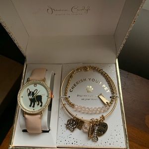 Watch and bangle bracelet set! For the dog lover!